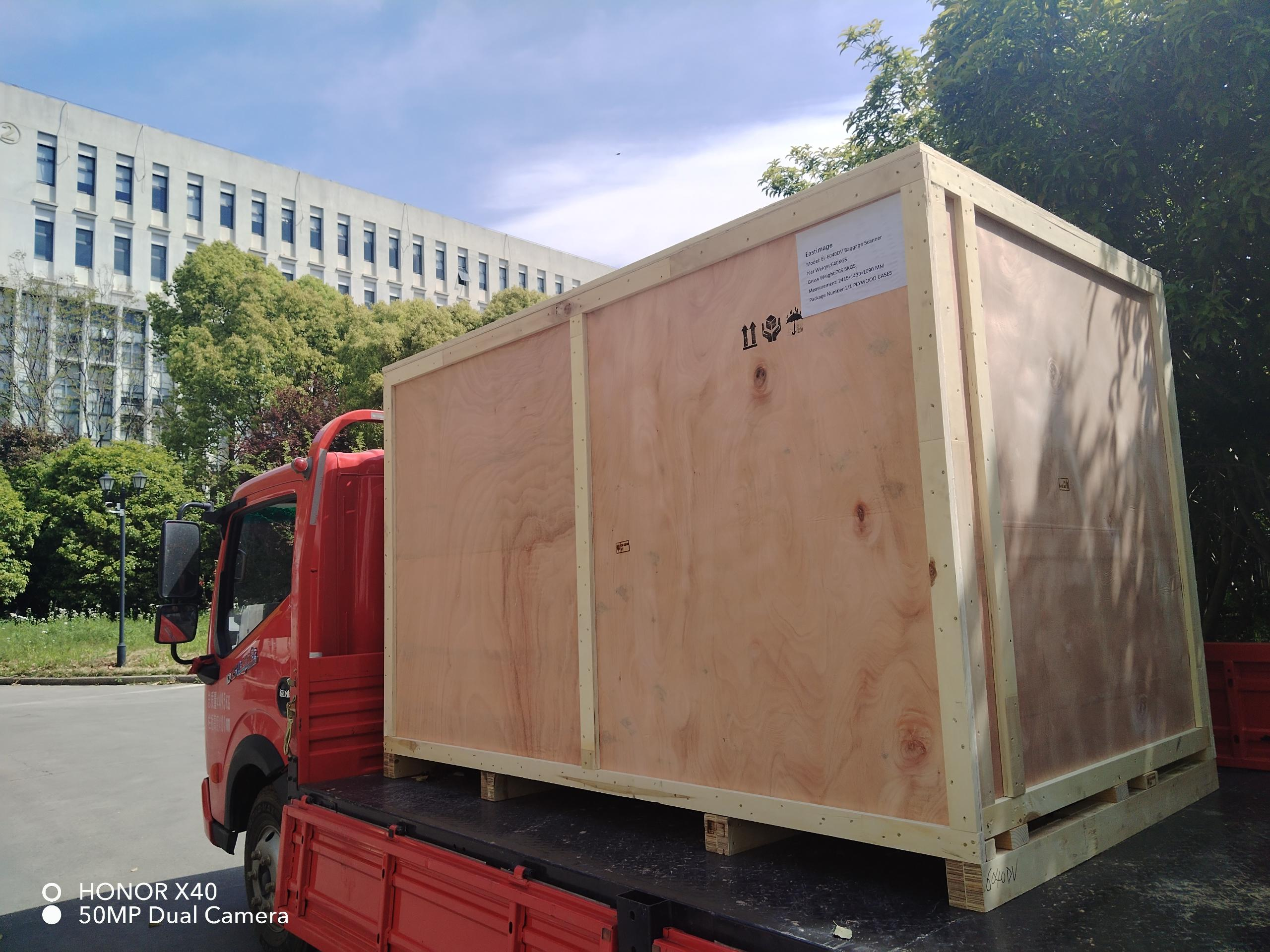 El equipo de inspección de seguridad EI-6040DV comienza el viaje de Europa nuevamente