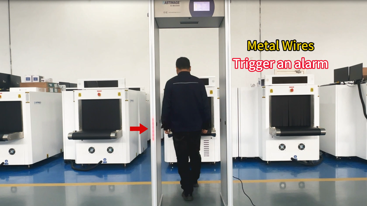 Se envían a Israel 30 unidades de detectores de metales de paso EASTIMAGE MD3000: el equipo de escaneo de seguridad obtiene reconocimiento en el extranjero